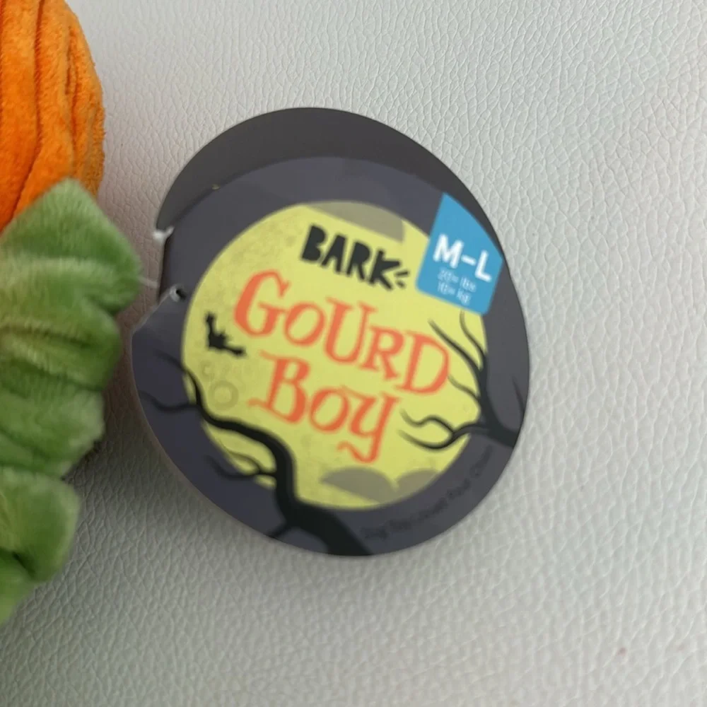 NEW Bark Gourd Boy Halloween dog toy